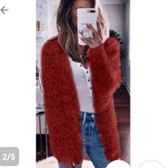 - Jackets & Blazers - 🥇HOST PICK!🥇 Last One! Long Sleeve Mohair Cardi
